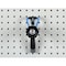 Triton Products 1 In. Single Rod 30 Degree Bend Steel Pegboard Hook for LocBoard, PK5 51113 - alternate 2
